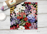 Watercolor Flowers Patterned HTV 574